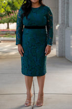 Load image into Gallery viewer, In Love With You Lace Dress (Teal)