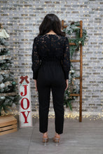Load image into Gallery viewer, Black Lace Jumpsuit