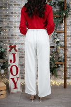 Load image into Gallery viewer, Wide Leg Trousers (White)