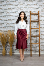 Load image into Gallery viewer, Sweet as Fall Tied Blouse (White)