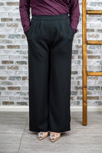 Load image into Gallery viewer, Wide Leg Trousers (Black)