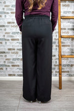 Load image into Gallery viewer, Wide Leg Trousers (Black)