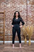 Load image into Gallery viewer, Black Lace Jumpsuit