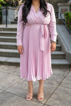 Load image into Gallery viewer, Sweet Serenade Pleated Midi Dress (Rose)