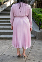 Load image into Gallery viewer, Sweet Serenade Pleated Midi Dress (Rose)