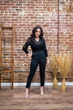 Load image into Gallery viewer, Black Lace Jumpsuit
