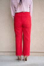 Load image into Gallery viewer, I Love Beeing with You Petite Lace Pants (Red)