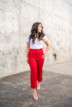 Load image into Gallery viewer, I Love Beeing with You Petite Lace Pants (Red)