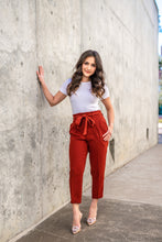 Load image into Gallery viewer, Bee Petite Trousers (Rust)