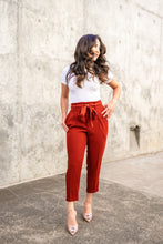 Load image into Gallery viewer, Bee Petite Trousers (Rust)
