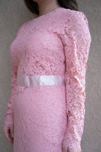 Load image into Gallery viewer, In Love With You Pink Lace Dress