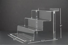 Load image into Gallery viewer, Jacnbee Acrylic Shelf Riser (Package of 2)