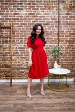 Load image into Gallery viewer, Honey Drizzle Dress (Red)
