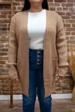 Load image into Gallery viewer, Chunky Long Cardigan (Camel)
