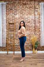 Load image into Gallery viewer, Khaki Knit Sweater Top
