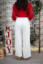 Load image into Gallery viewer, Wide Leg Trousers (White)
