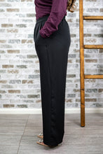Load image into Gallery viewer, Wide Leg Trousers (Black)
