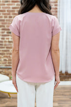 Load image into Gallery viewer, Simply Sophisticated Blouse (Dusty Pink)
