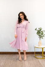 Load image into Gallery viewer, Sweet Serenade Pleated Midi Dress (Rose)
