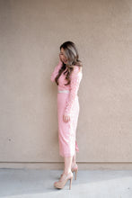 Load image into Gallery viewer, In Love With You Pink Lace Dress
